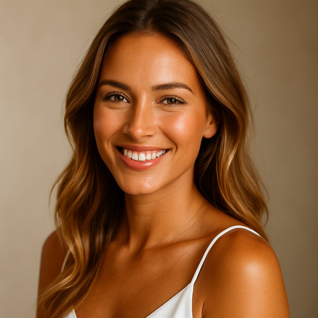Airbrush tan result